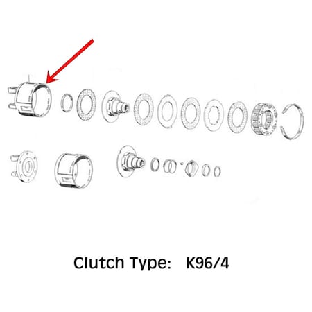 Aftermarket New Rotary Cutter Friction Clutch Housing Fits John Deere 1018 W367749 CC25994